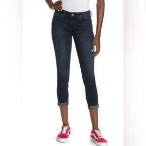 NWOT Hudson Women’s Harkin Mid -Rise Super Skinny Cropped Jeans; Primo Wash; 27